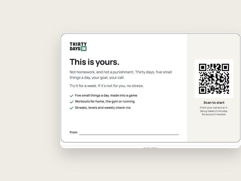 The Handover Card